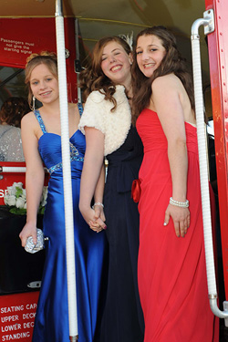 Red London Bus - Prom