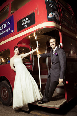 Red London Bus - Wedding